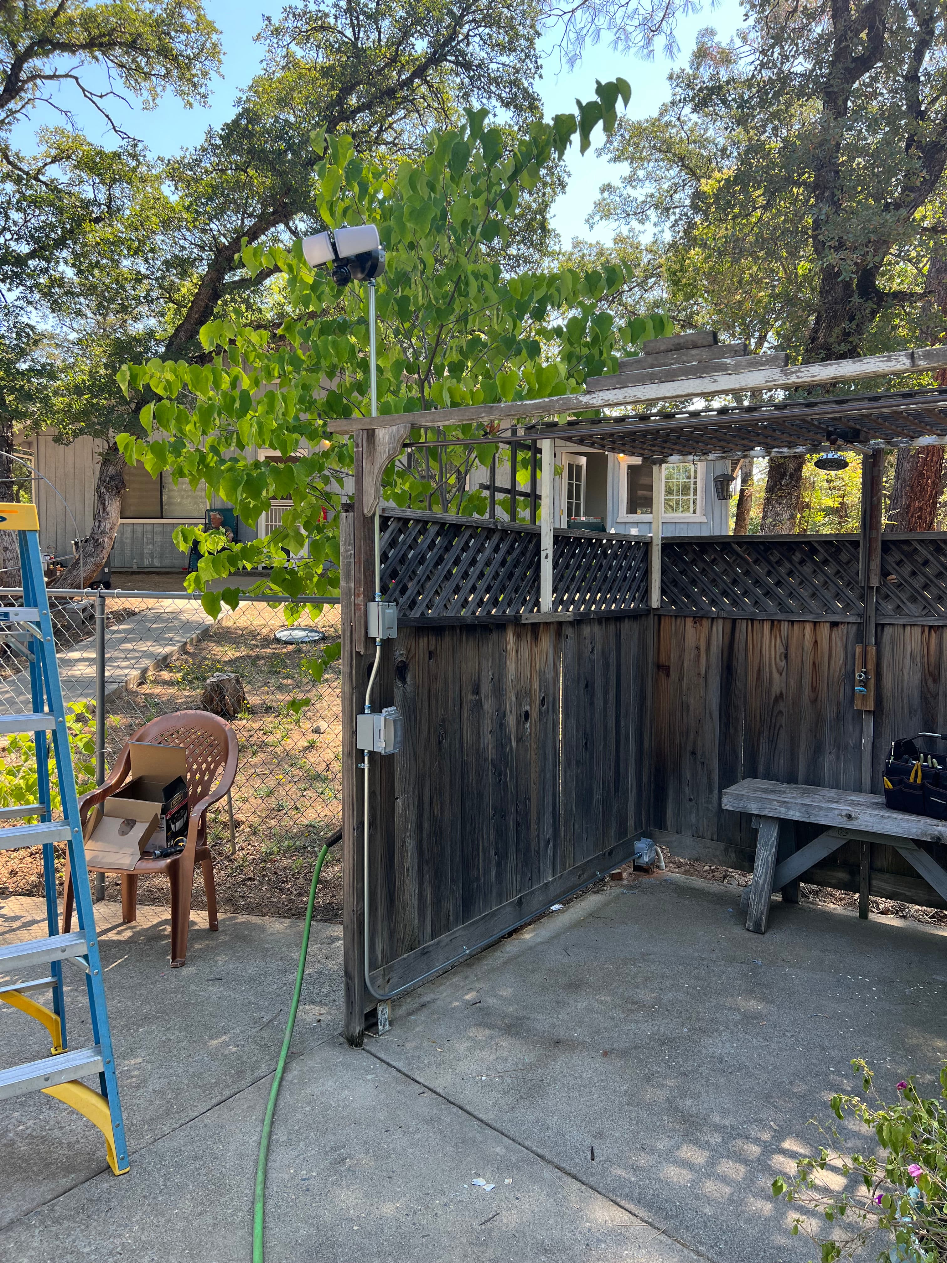 Project Outdoor Gate and Backyard Lighting Done Right image