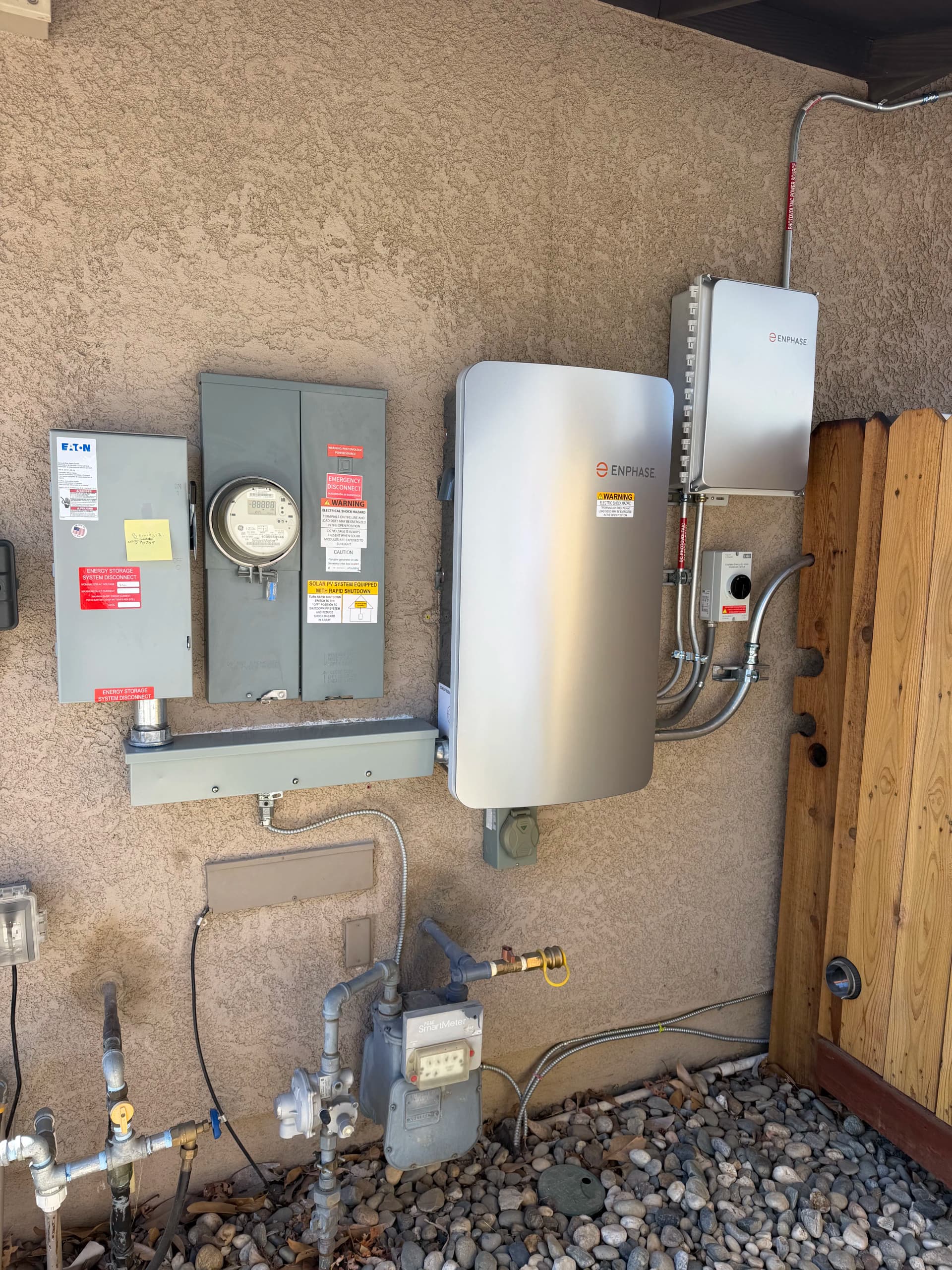 Gallery photos for Enphase Battery Backup with Automatic Transfer Switch Installation: Image #1